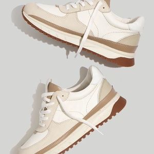 Madewell Kickoff Trainer Sneakers, Women's Cream Size 10